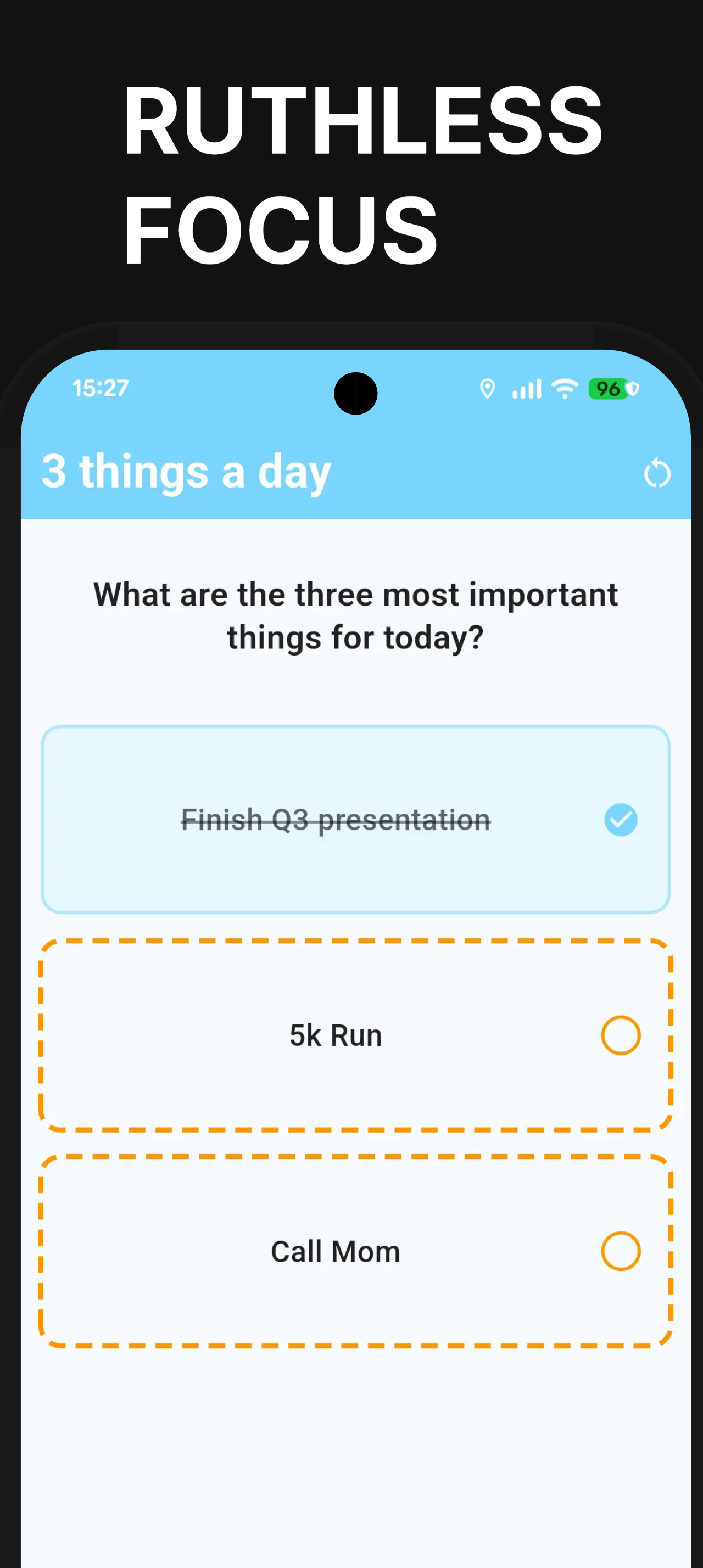 3 Things app screenshot 3